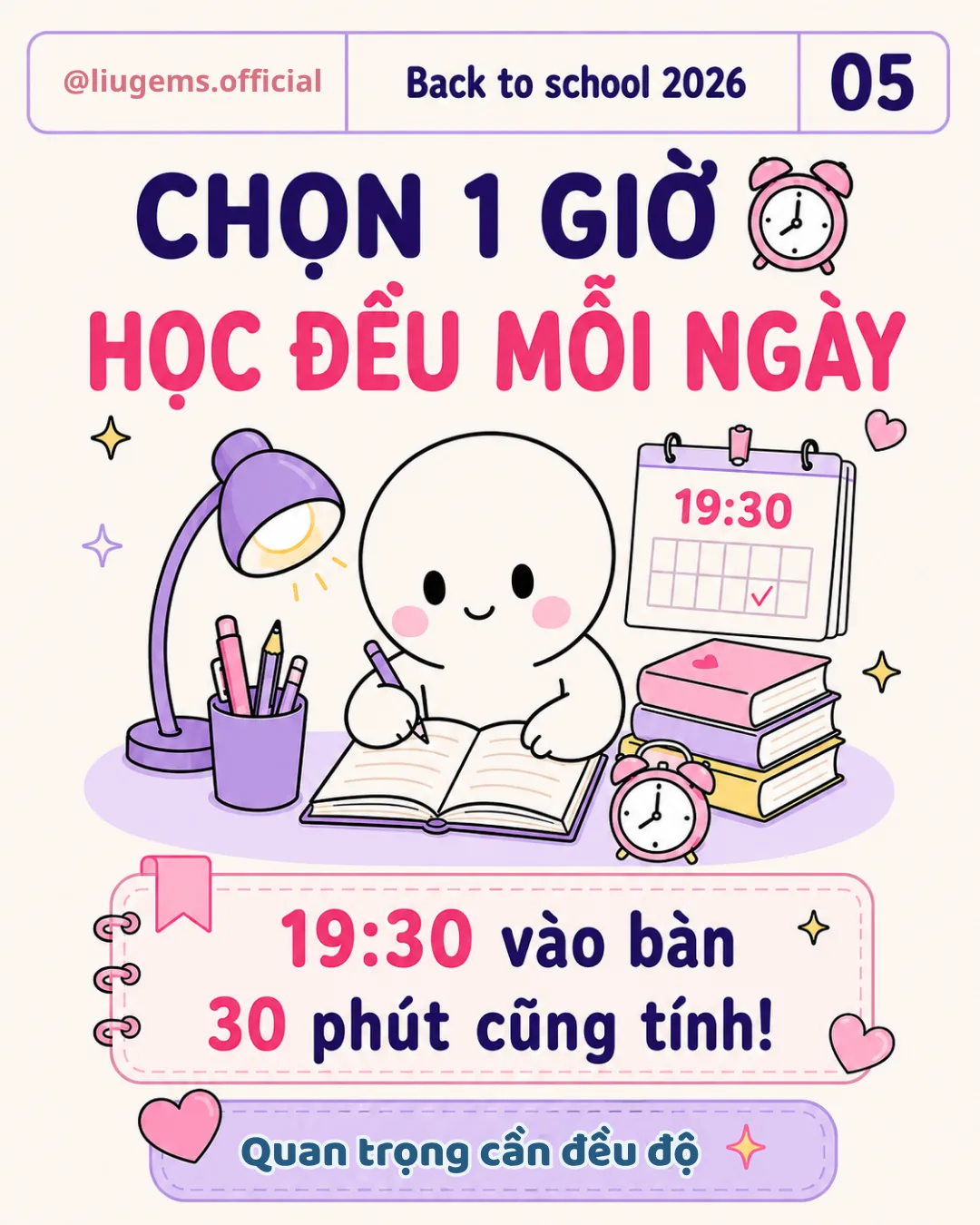 Ba khung giờ nào có thể chọn?