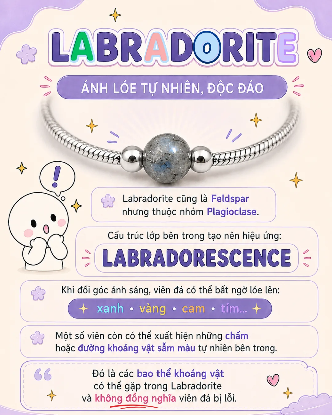 Moonstone: ánh sáng mềm như trăng