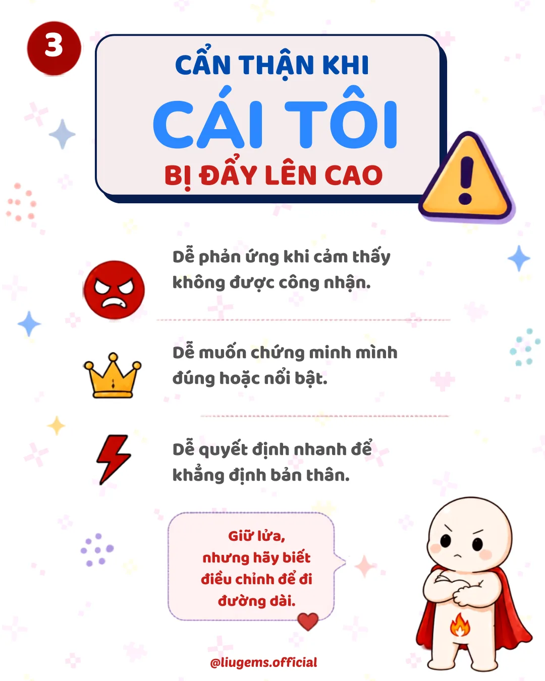 Vì sao cần cẩn thận khi cái tôi bị đẩy lên cao?