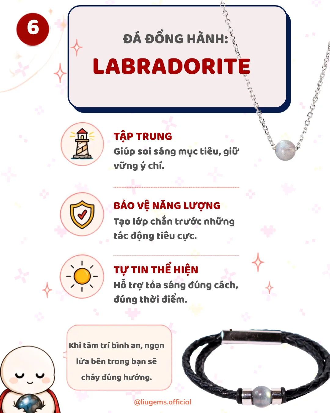 Labradorite đồng hành theo cách nào?