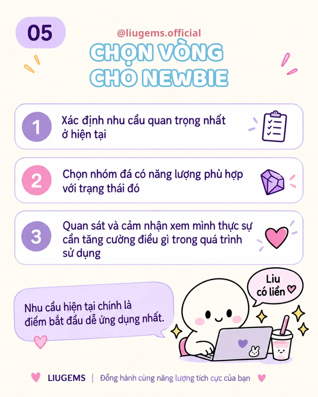 Bốn nhu cầu trong ảnh được gợi ý ra sao?